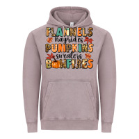 Flannels Hayrides Pumpkinsbonfires Vintage Hoodie | Teevron