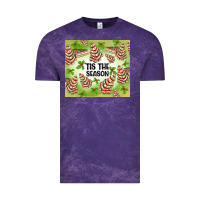 Cloud Purple tis the season christmas tree cake Vintage Tee - MaliasSmallBusiness