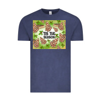 Vintage Denim tis the season christmas tree cake Vintage Tee - MaliasSmallBusiness