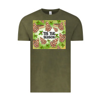 Vintage Olive tis the season christmas tree cake Vintage Tee - MaliasSmallBusiness