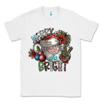 White merry and bright Classic Tee - SublimationCraftShop