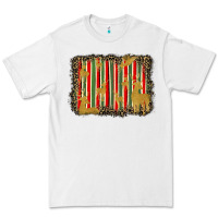 White christmas reindeers leopard background Premium Tee - BarkalooDesign