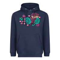 Navy Xoxo Valentine's Day turquoise gemstone Heavyweight Hoodie - FaDigitalArtStudio