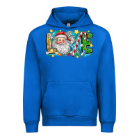 Cobalt Love Santa Urban Hoodie - CowhideDigitalArt