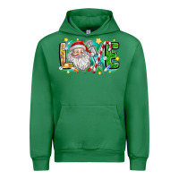 Emerald Love Santa Urban Hoodie - CowhideDigitalArt