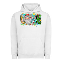 Pigment Lunar Rock Love Santa Urban Hoodie - CowhideDigitalArt