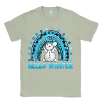 Matcha hello winter rainbow with snowman bbs Classic Tee - BundleAndBundleShop