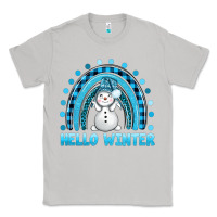 Moon Dust hello winter rainbow with snowman bbs Classic Tee - BundleAndBundleShop