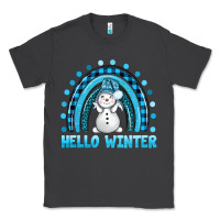 Smoke hello winter rainbow with snowman bbs Classic Tee - BundleAndBundleShop