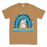 Toasted Coconut hello winter rainbow with snowman bbs Classic Tee - BundleAndBundleShop
