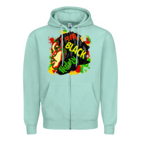 Seafoam i am black history Zipper Hoodie - CowGirlArtShop