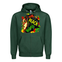 Sports Green i am black history Zipper Hoodie - CowGirlArtShop