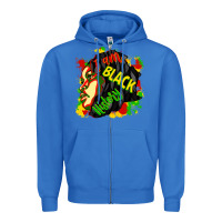 True Royal i am black history Zipper Hoodie - CowGirlArtShop