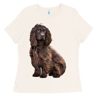 Bone Boykin Spaniel Dog Ladies Tee - LillyAllenDesigns