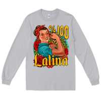 Moon Dust hundred percent latina strong woman Long Sleeve Tee - Jasminsmagicworld