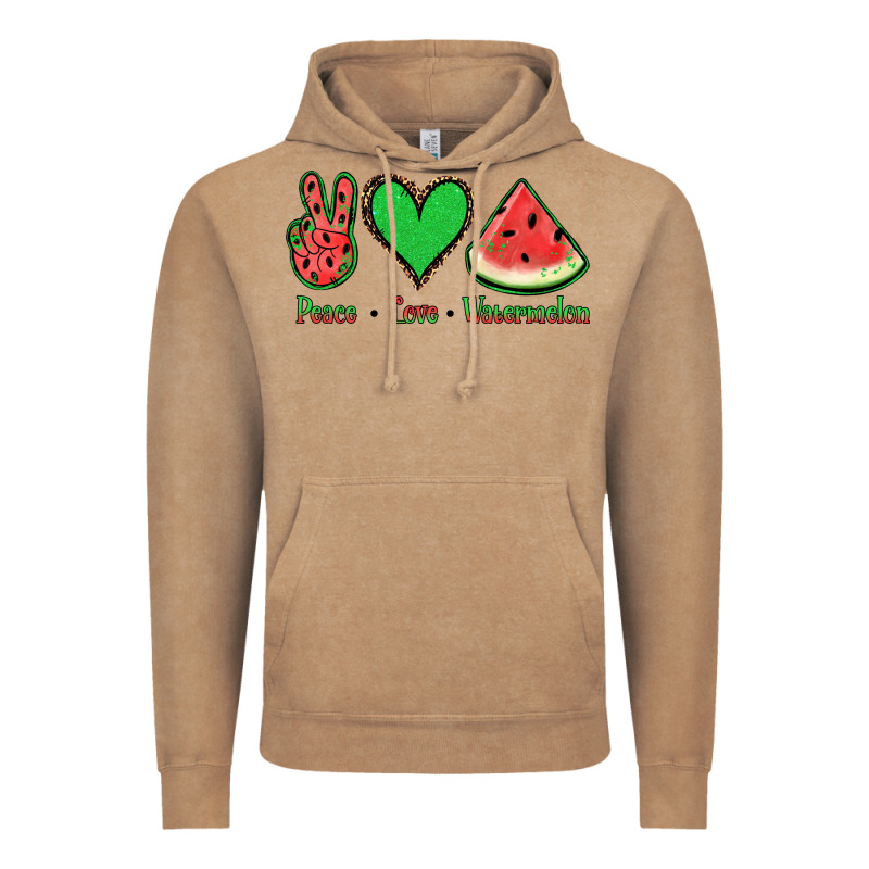 Peace Love Watermelon Vintage Hoodie by Jasminsmagicworld | Teevron