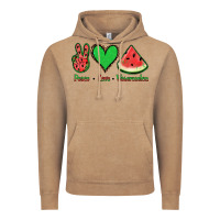 Vintage Coffee Peace Love Watermelon Vintage Hoodie - Jasminsmagicworld
