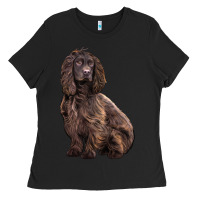 Black Boykin Spaniel Dog Ladies Tee - LillyAllenDesigns