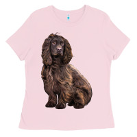 Bubblegum Pink Boykin Spaniel Dog Ladies Tee - LillyAllenDesigns