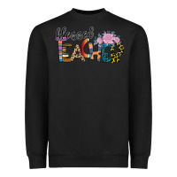 Black Blessed Teacher Heavyweight Sweatshirt - Bettercallsaul