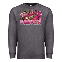 Charcoal Heather Tackle cancer Football Premium Sweatshirt - FaDigitalArtStudio