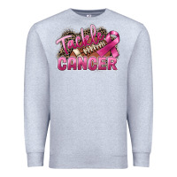 Heather Grey Tackle cancer Football Premium Sweatshirt - FaDigitalArtStudio