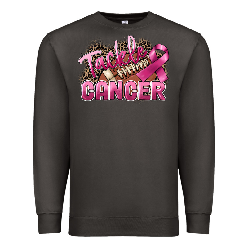Tackle Cancer Football Premium Sweatshirt by FaDigitalArtStudio | Teevron