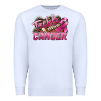 White Tackle cancer Football Premium Sweatshirt - FaDigitalArtStudio