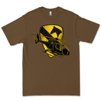 Cacao 1st cavalry division chopper helicopter air cav Premium Tee - Jasminsmagicworld
