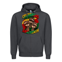 Smoke im celebrating juneteenth  (1) Zipper Hoodie - CowGirlArtShop