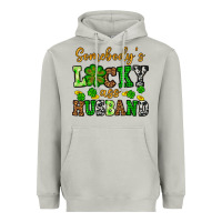 Moon Dust St. Patrick's Somebody's lucky as husband Heavyweight Hoodie - OliviaCreatesArt