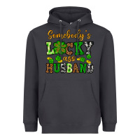 Smoke St. Patrick's Somebody's lucky as husband Heavyweight Hoodie - OliviaCreatesArt