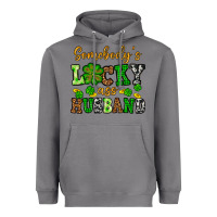 Storm St. Patrick's Somebody's lucky as husband Heavyweight Hoodie - OliviaCreatesArt