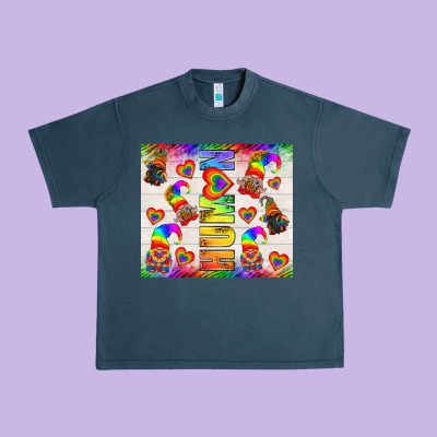 Western Human Lgbtq+ Tumbler Urban Heavy Tee Designed By Bundleandbundleshop