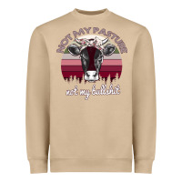 Mushroom Not My Pasture Not My Bullshit Heavyweight Sweatshirt - Bettercallsaul