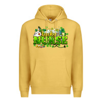 Antique Gold Lucky Nurse St. Patrick's Day Premium Hoodie - HowdyJamesFarm