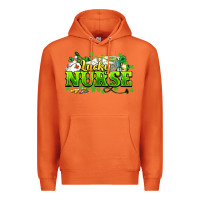 Carrot Lucky Nurse St. Patrick's Day Premium Hoodie - HowdyJamesFarm