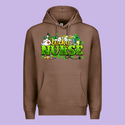 Lucky Nurse St. Patrick's Day Premium Hoodie Designed By Howdyjamesfarm