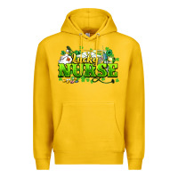 Lemon Lucky Nurse St. Patrick's Day Premium Hoodie - HowdyJamesFarm