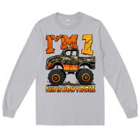 Moon Dust i'm one this is how i roll monster truck birthday Long Sleeve Tee - Jasminsmagicworld