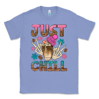 Colony Blue just chill with coffee bean bbs Classic Tee - BundleAndBundleShop