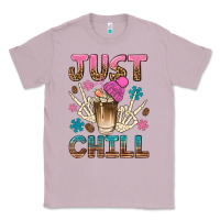 Lilac just chill with coffee bean bbs Classic Tee - BundleAndBundleShop