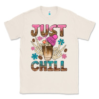 Natural just chill with coffee bean bbs Classic Tee - BundleAndBundleShop