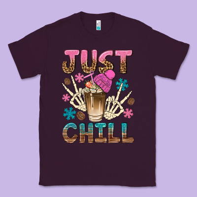 Just Chill With Coffee Bean Bbs Classic Tee Designed By Bundleandbundleshop