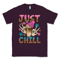 Plum just chill with coffee bean bbs Classic Tee - BundleAndBundleShop