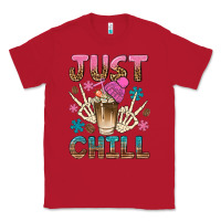 Red just chill with coffee bean bbs Classic Tee - BundleAndBundleShop