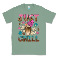 Sage just chill with coffee bean bbs Classic Tee - BundleAndBundleShop