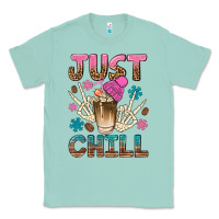 Seafoam just chill with coffee bean bbs Classic Tee - BundleAndBundleShop