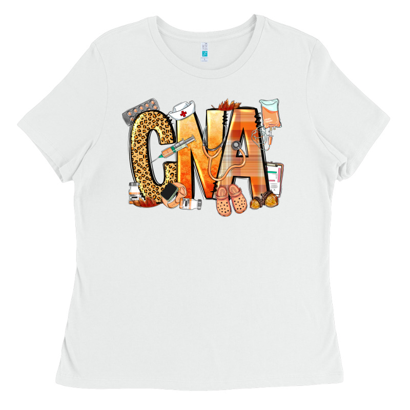 Cna Certified Nursing Assistant Nurse Ladies Tee by NancyCooperArtShop | Teevron