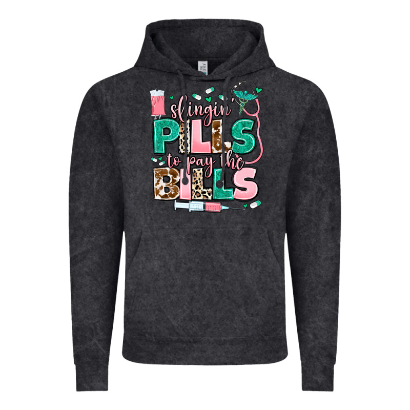 Slingin' Pills To Pay The Bills Vintage Hoodie by MaliasSmallBusiness | Teevron